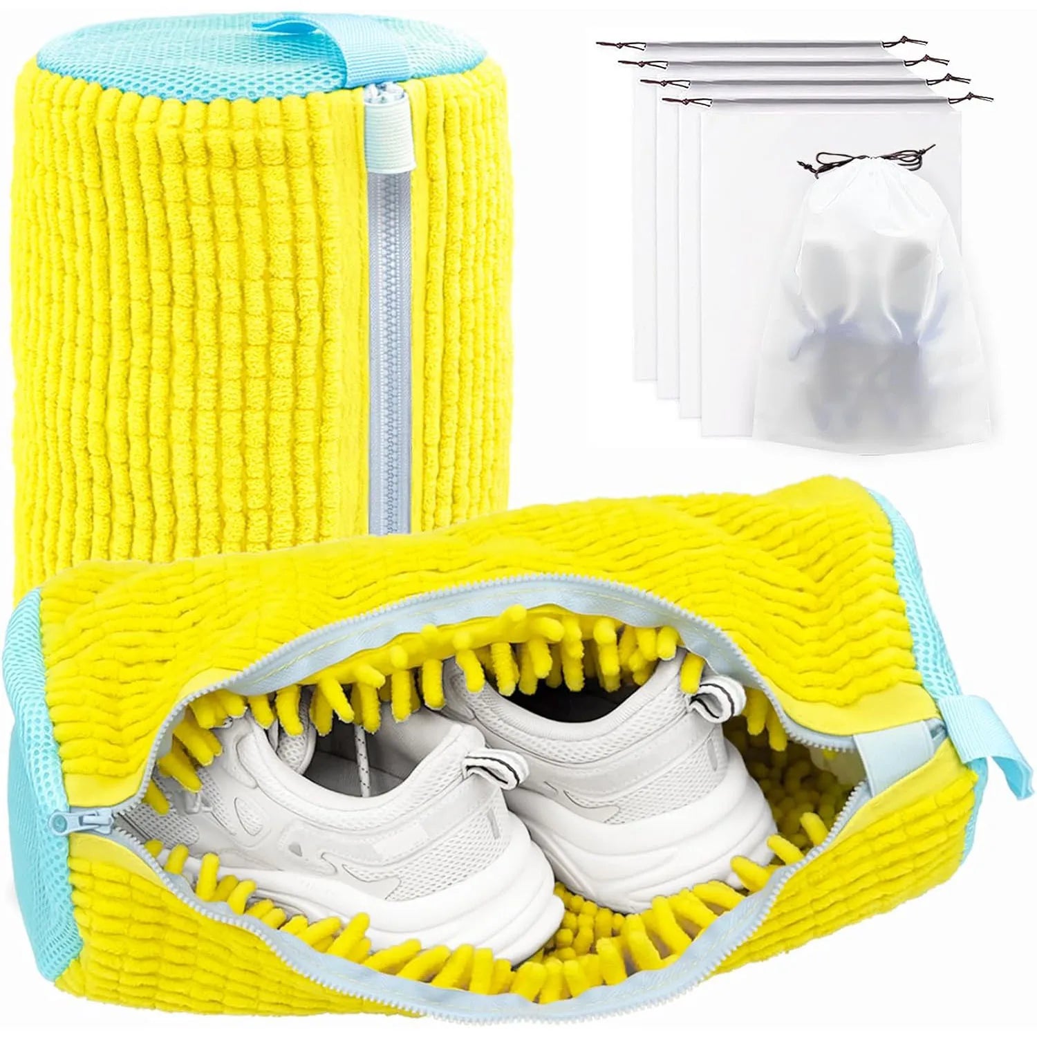 Shoe Washing Machine Bag: Shoe Bag for Washing Machine - Reusable Shoe Cleaning Bag for Sneaker Tennis Shoes Unstain
