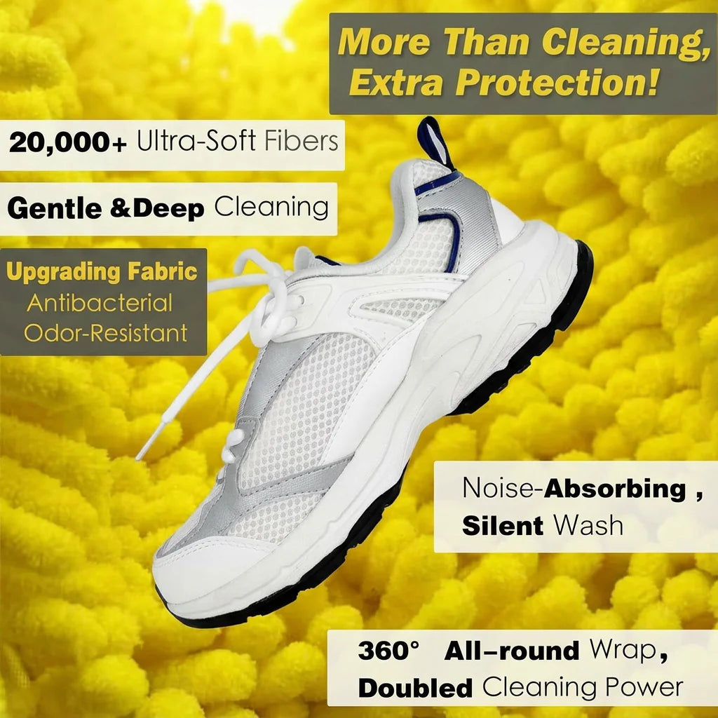 Shoe Washing Machine Bag: Shoe Bag for Washing Machine - Reusable Shoe Cleaning Bag for Sneaker Tennis Shoes Unstain
